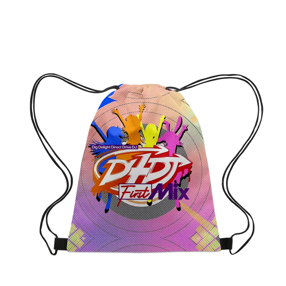 D4DJ All Mix Аниме 2023 новые сумки тканевая Холщовая Сумка на шнурке для женщин и мужчин