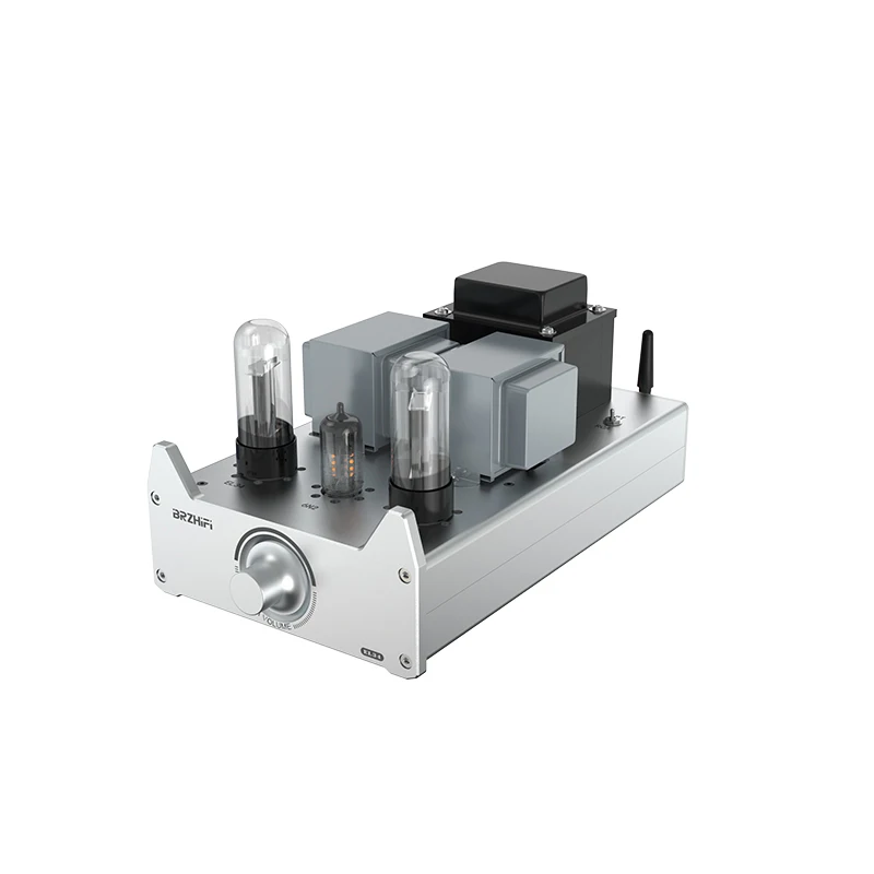 

AC220 в 8 Вт * 2 8 Ом 2,0 канал односторонний класс A 6N3C / EL34 вакуумная трубка Bluetooth 5,0 HiFi усилитель звука для домашней музыки