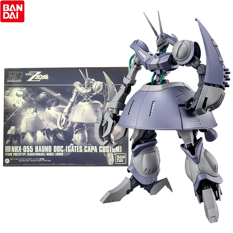 

Bandai Genuine Gundam Model Kit Anime Figure HG NRX-055 Baund Doc Gates Capa Custom Gunpla Anime Action Figure Toys for Children