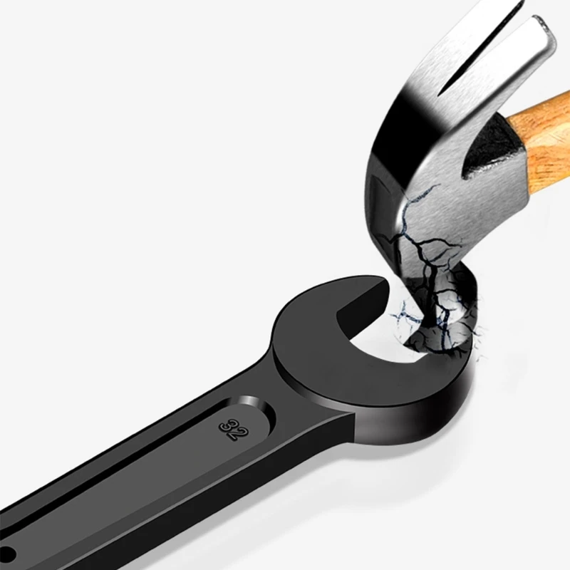 Сверхмощный гаечный ключ с одной головкой 24/27/30/32/34/36/38 мм