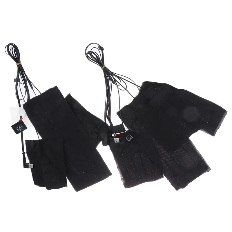 

1 Set USB Electric Heated Jacket Heating Pad Outdoor Themal Warm Winter Heating Vest Pads For DIY Heated Clothing 3/4 Sheet