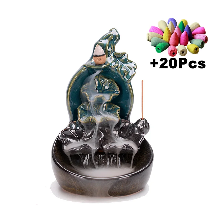 Подарок 20 конусов дзен ручная работа домашний декор держатель для ароматических