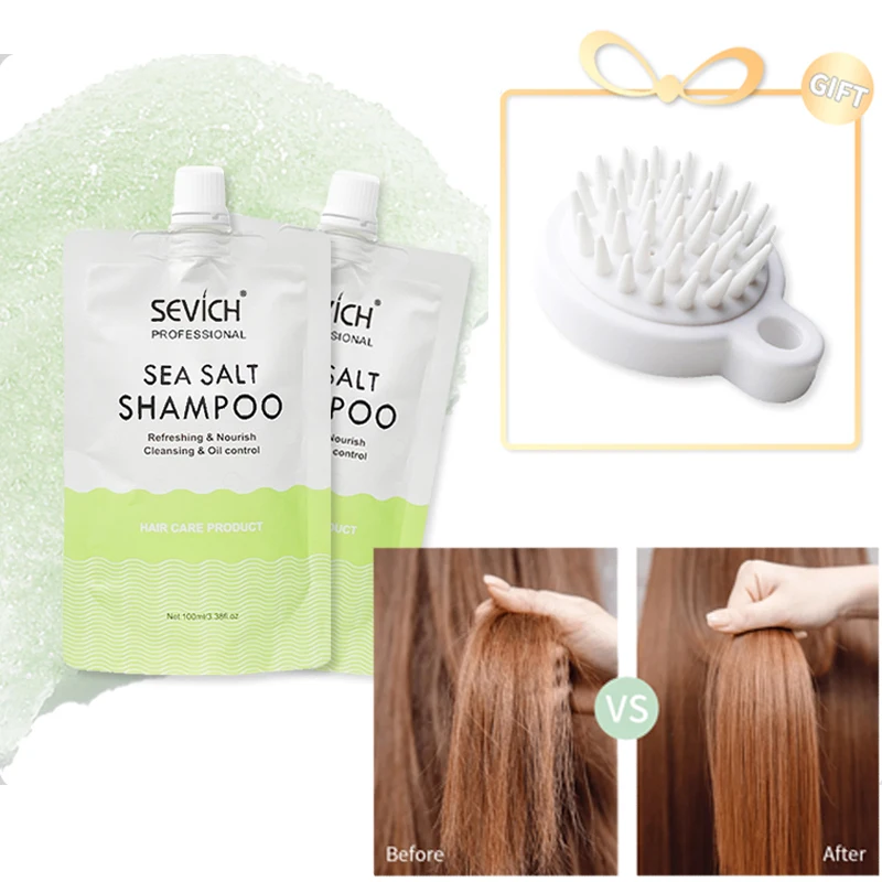 

Sevich Sea Salt Hair Shampoo Unisex Oil Control Hair Treatment Shampoo Professional Cleansing & Smoothing Hair Shampo 100ml