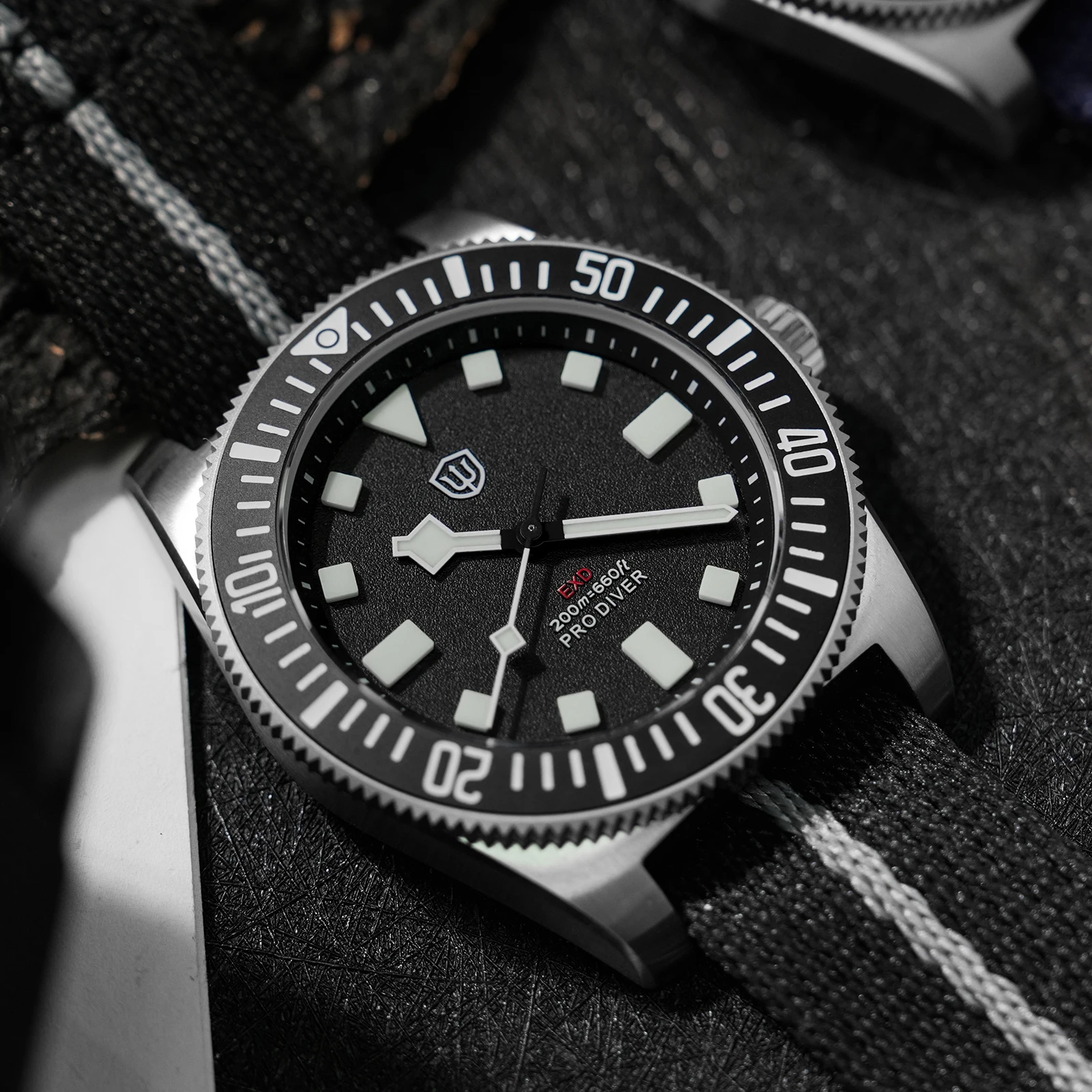 Watchdives EXD V2 40 мм винтажные часы VH31 Sweep Second Механизм с сапфировым стеклом BGW9 Светящиеся водонепроницаемые титановые часы 20 бар (art.: 3920d178ce810) - 3920d178ce810