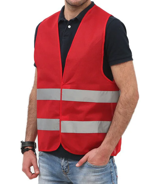 

High Visibility Reflective Safety Clothing for Motorcycle Bike Ride Sanitation Worker Outdoor Warning Shirt Vest Traffic Safety