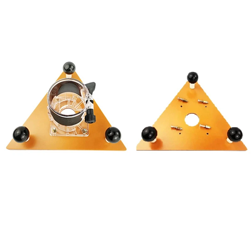 

New Trimming Machine Balance Board Guide Table Electric Wood Milling Triple-Cornered Slotting Chamfering For Woodworking