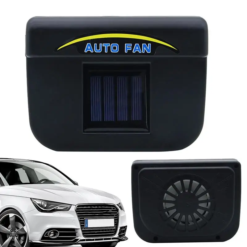 

Solar Powered Car Fan Vehicle Solar Small Fan Solar Charging Car Air Cooler Fan Ventilation For Car Automobile Summer Accessory