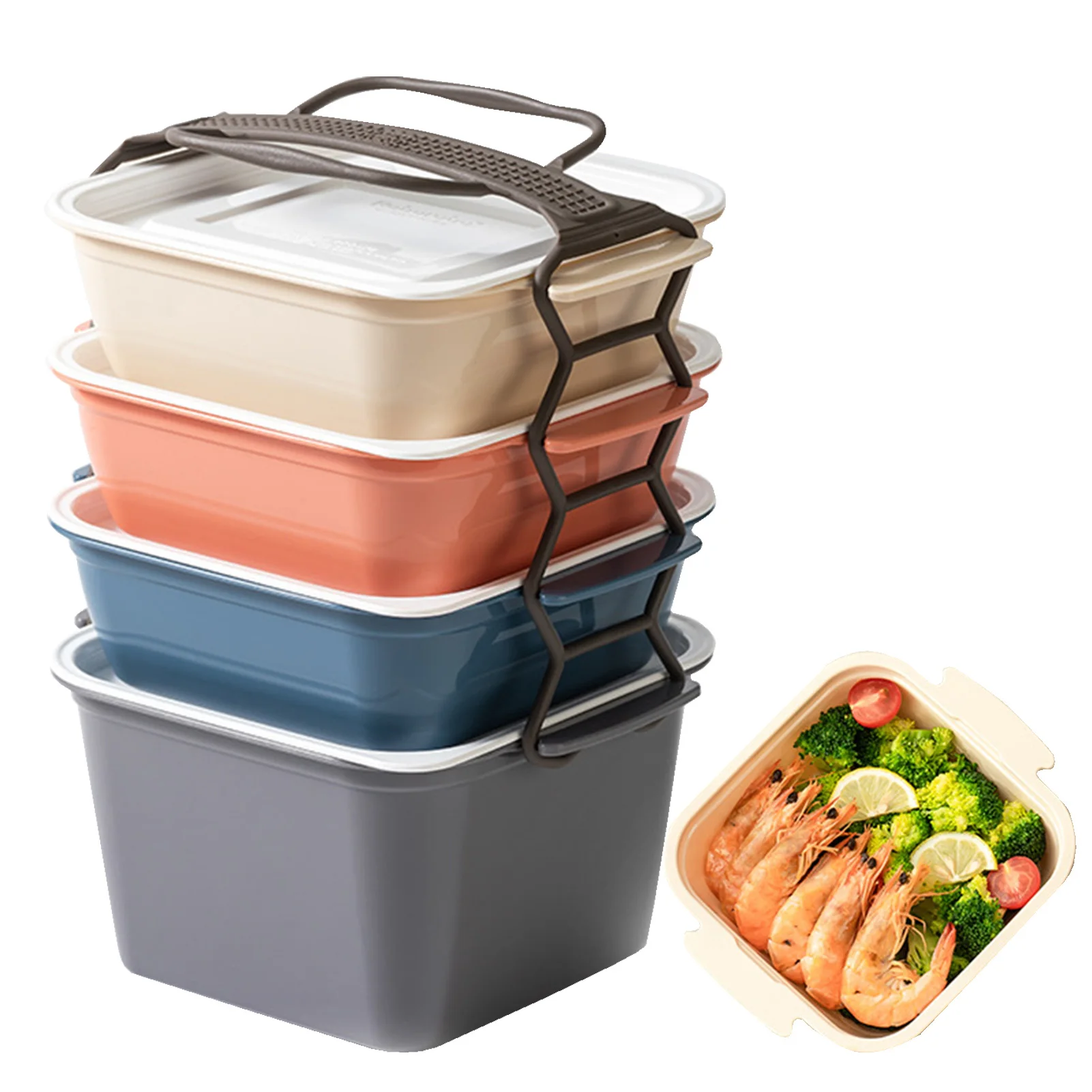 

Ланч-бокс Bento, портативный контейнер для хранения еды, контейнер для еды, для работы, пикника, путешествий, кемпинга