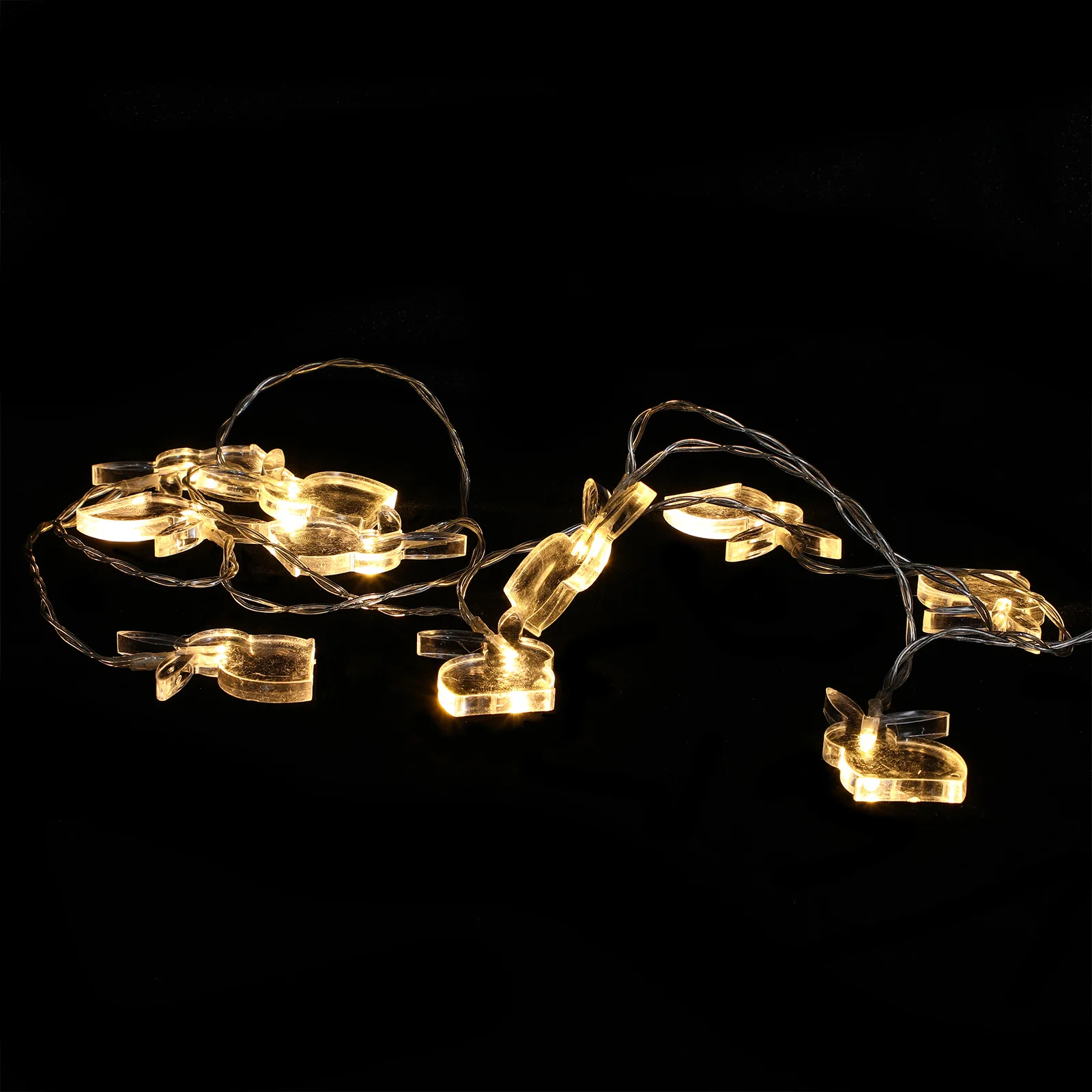

1 set of LED Easter Bunny Lights Rabbit Shaped LED String Lights (Battery)