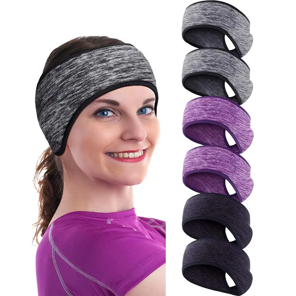 

1 шт. повязка на голову для конского хвоста, женская зимняя повязка на голову, обогреватель для ушей, повязка на голову для бега для женщин и девушек, для спорта на открытом воздухе