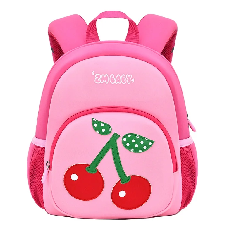 

1-3-6 Years Old Children Preschool Cherry Cartoon Small Backpacks New Girl Sweet Cute Fashion Schoolbags In Kindergarten 2022