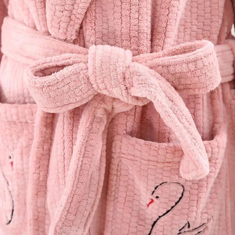 JFLEGAL 2024 новый банный халат из кораллового флиса для мужчин и женщин домашнее