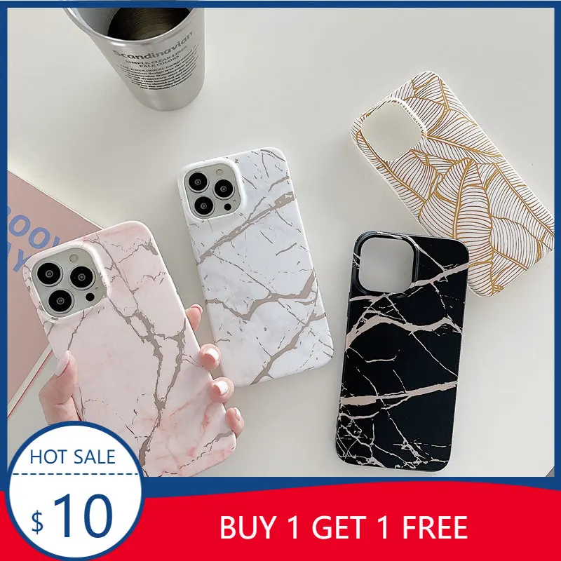 Чехол для телефона с мраморной текстурой и трещинами IPhone 13 12 11 Pro Max XS X 7 8 Plus Shockrpoof