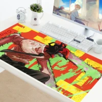 chainsaw man mouse pad computer gamer large keyboard mousemat desk anime girl gaming accessories playmats carpets rug 900x400mm