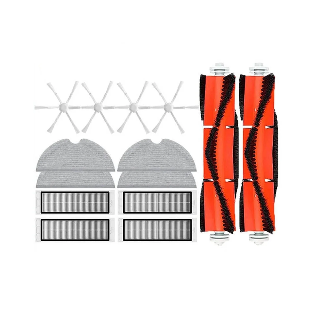 

Швабра для робота-пылесоса Mi 2 STYTJ03ZHM, фильтр, насадка на швабру, аксессуары для пылесоса, основная боковая щетка, запасные части
