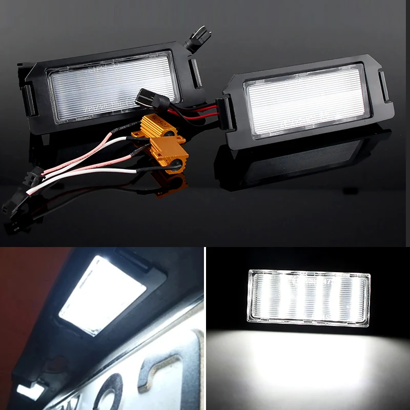 2 шт. светодиодная подсветка номерного знака для Hyundai I20 Veloster FS XG 30 Terracan HP Coupe GK 12V