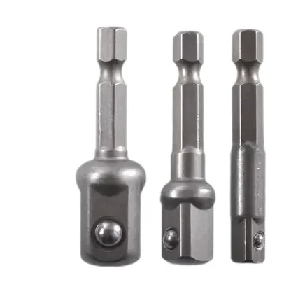 

Набор удлинителей для дрели, 3 в 1, 1/4 дюйма, 3/8 дюйма, 1/2 дюйма, с квадратной головкой и шестигранным хвостовиком