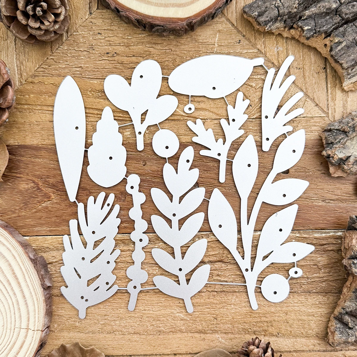 Красивые листья ветви металлические Вырубные штампы скрапбукинг декоративное