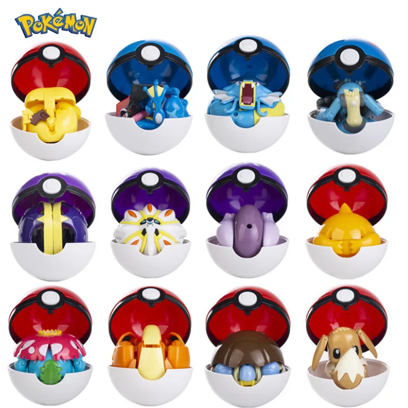 12 видов стилей оригинальный милый покемон Пикачу аниме игрушки Kawaii Мультфильм
