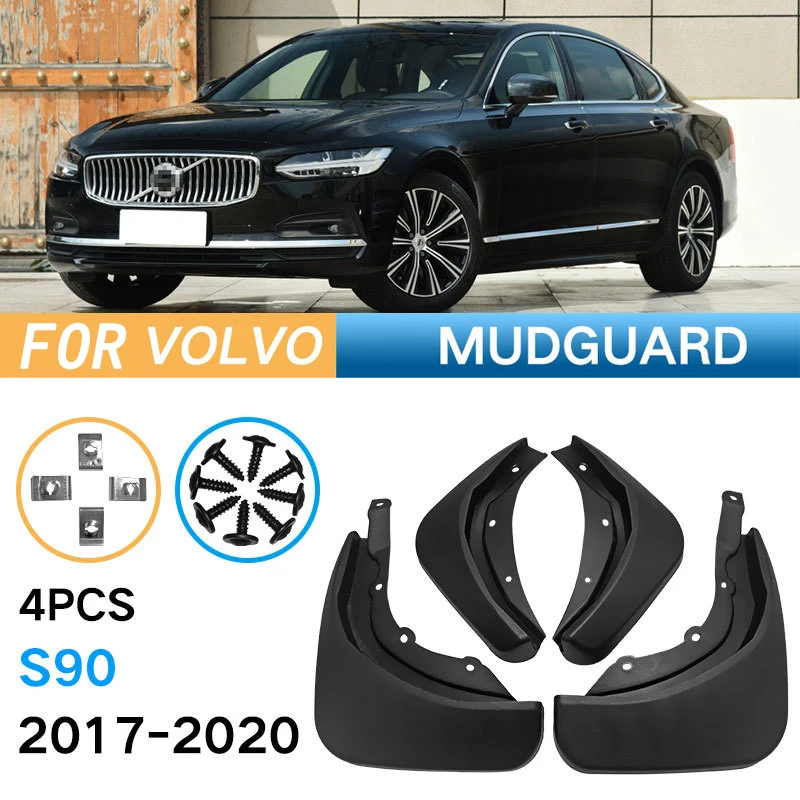 

Car Front Rear Wheel Mudguards Kit For Volvo V90 2017-2020 Car Splash Guards Fender Mudflap Mud Flaps
