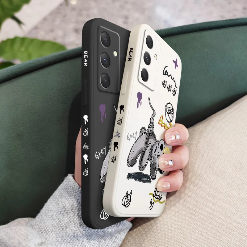 Чехол для телефона с изображением медведя Raggedy Samsung Galaxy A55 A35 A25 A15 A16 A06 A05 A05S A54 A34 A24 A14