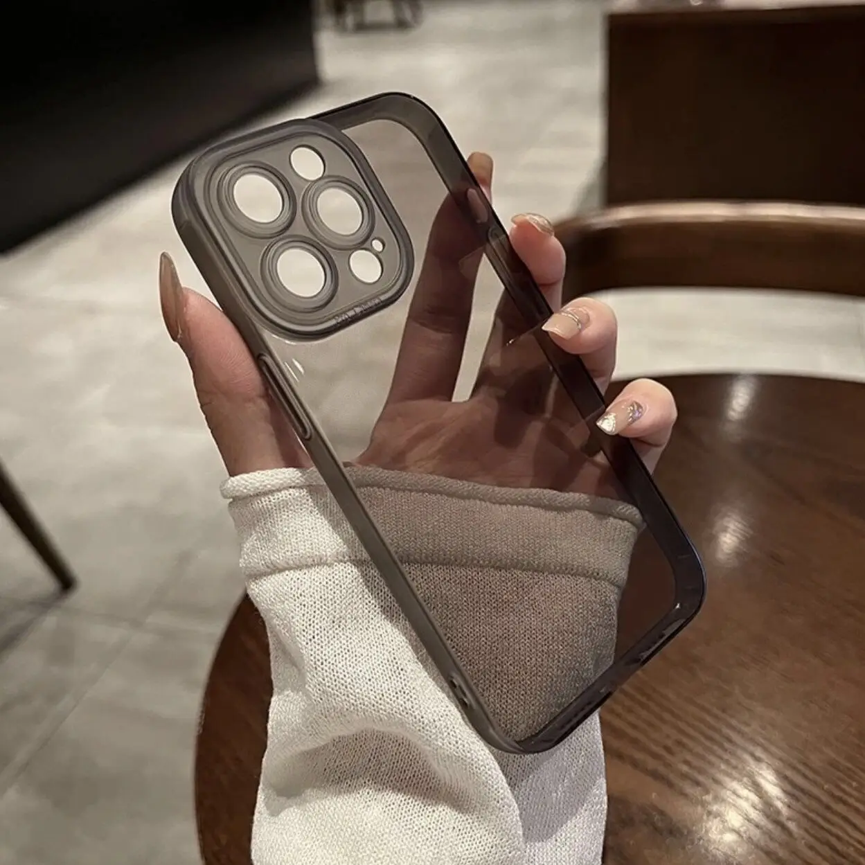 SEIRASSIM простой прозрачный мягкий чехол для телефона iphone 16 pro max 15 14 plus 13 11 12