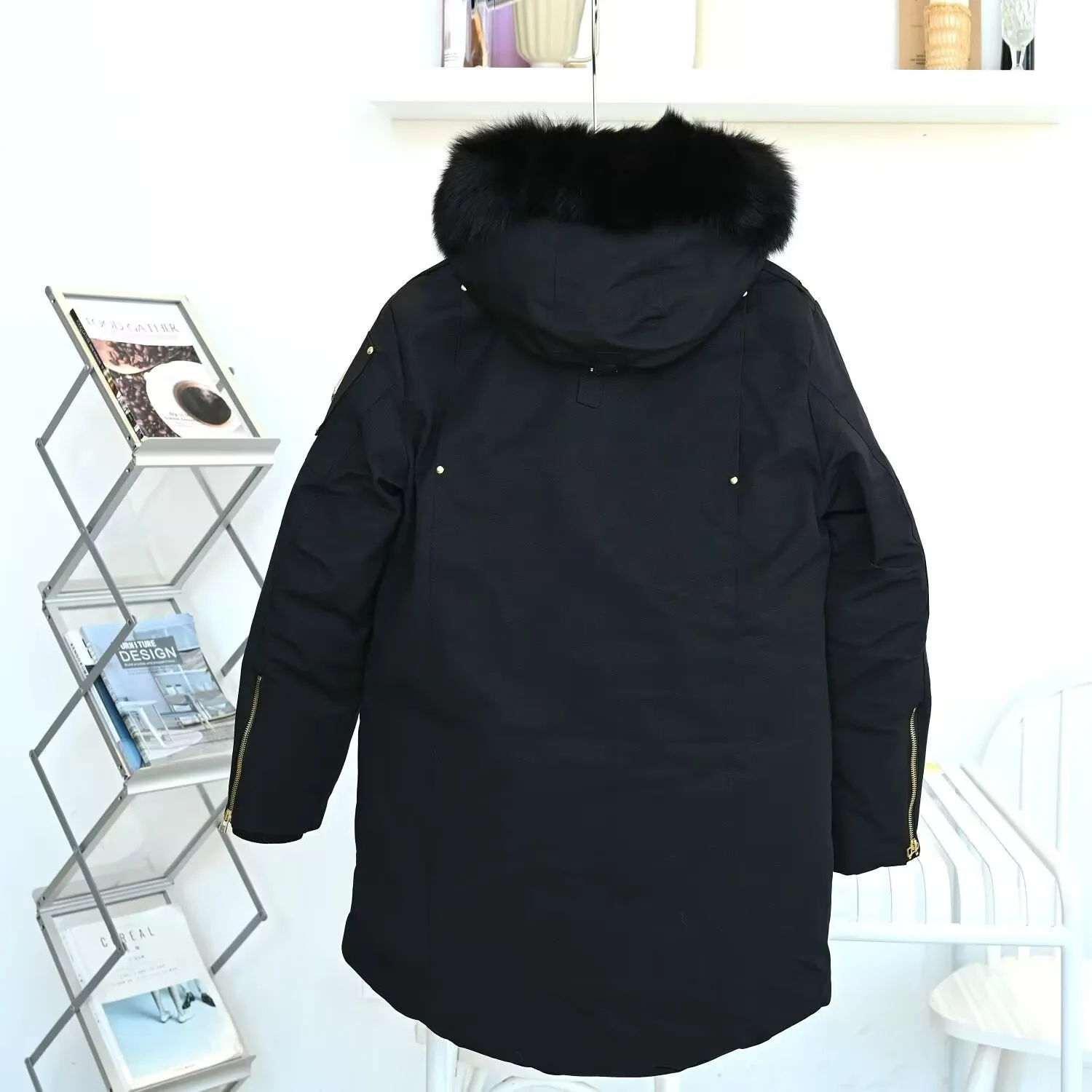 Канадский пуховик мужское пальто парка экспедиция белый гусиный пух зимнее