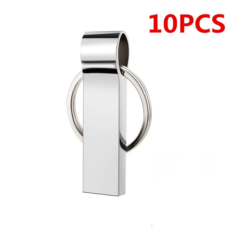 

Usb Flash Drive 10pcs/Pack 128GB 2gb 4gb 8gb 16gb 32gb 64gb Pendrive Metal Swivel Memory Stick Thumb Drives Gifts