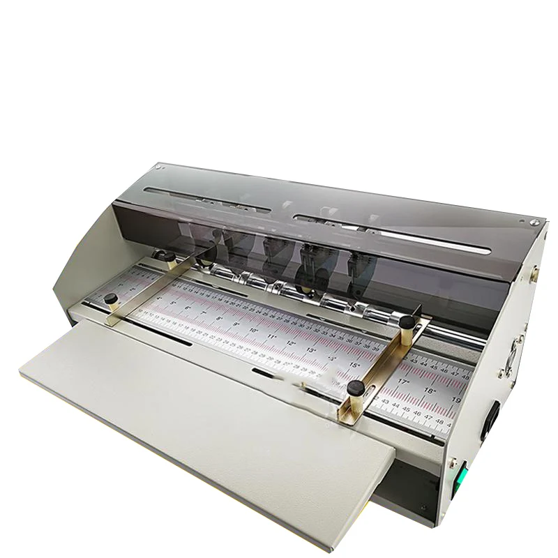 

Машина для сгибания H500, 220 В, многофункциональная электрическая машина для пробивки оригами, три в одном, машина для сгибания и подсчета точе...