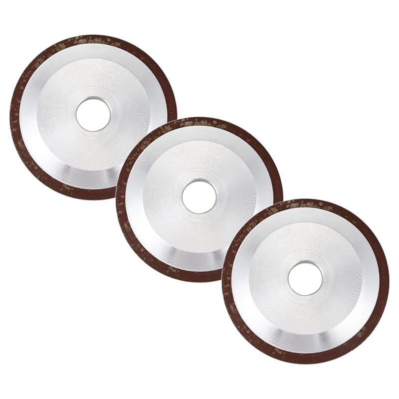 

3X New 100Mm Diamond Grinding Wheel Cup 180 Grit Cutter Grinder For Carbide Metal
