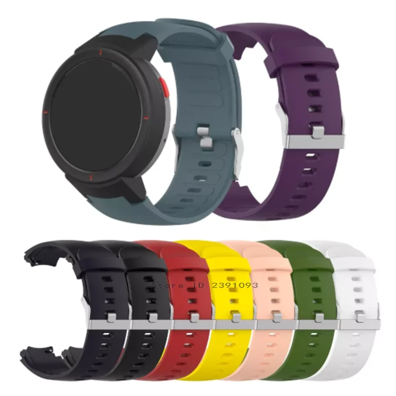 

FIFATA Replacement Soft Silicone Bracelet Strap For Huami Amazfit Verge Sport Watchband Wristband Smart Watch Accessories