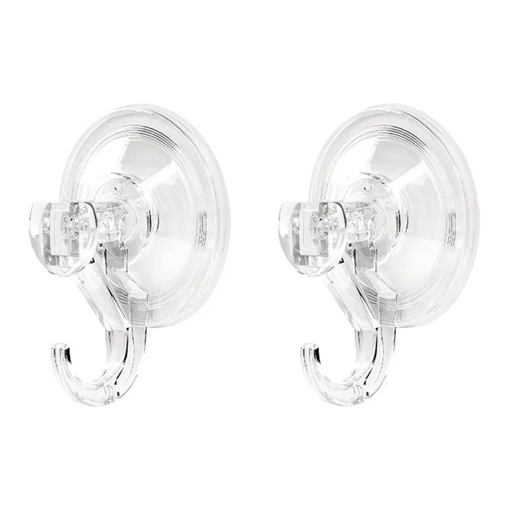 

Bathroom Kitchen Wall Transparent Strong Suction Cup Hook Ring Hangers Vacuum Sucker Clothes Towel Organizer