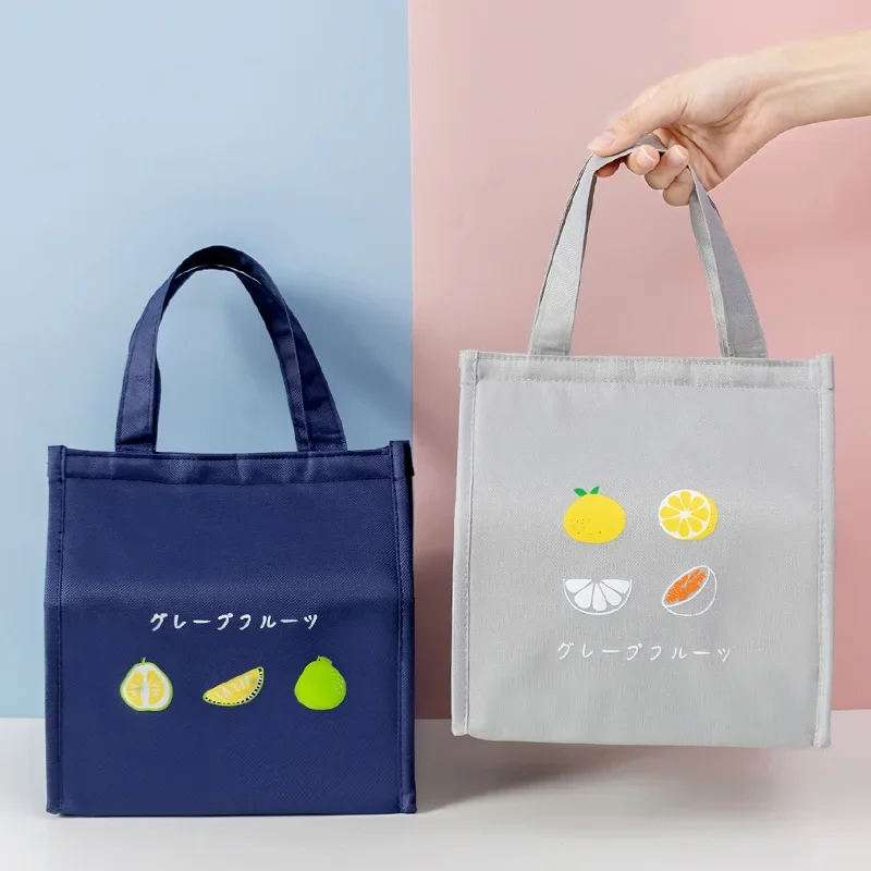 

Simple Lunch Bag Portable Picnic Insulation Bag Waterproof Lunch Bags for Children Bolsas De Almuerzo Lancheira Escolar Infantil