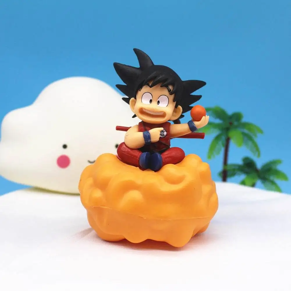 10.8cm Dragon Ball Z Childhood Son Goku Kakarotto Ball Action Figure PVC Cake Decoration Model Dolls Collections Toys Gift