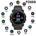 FD68S умные часы для мужчин и женщин с сенсорным экраном спортивные фитнес-браслеты наручные часы водонепроницаемые для Android Ios умные часы