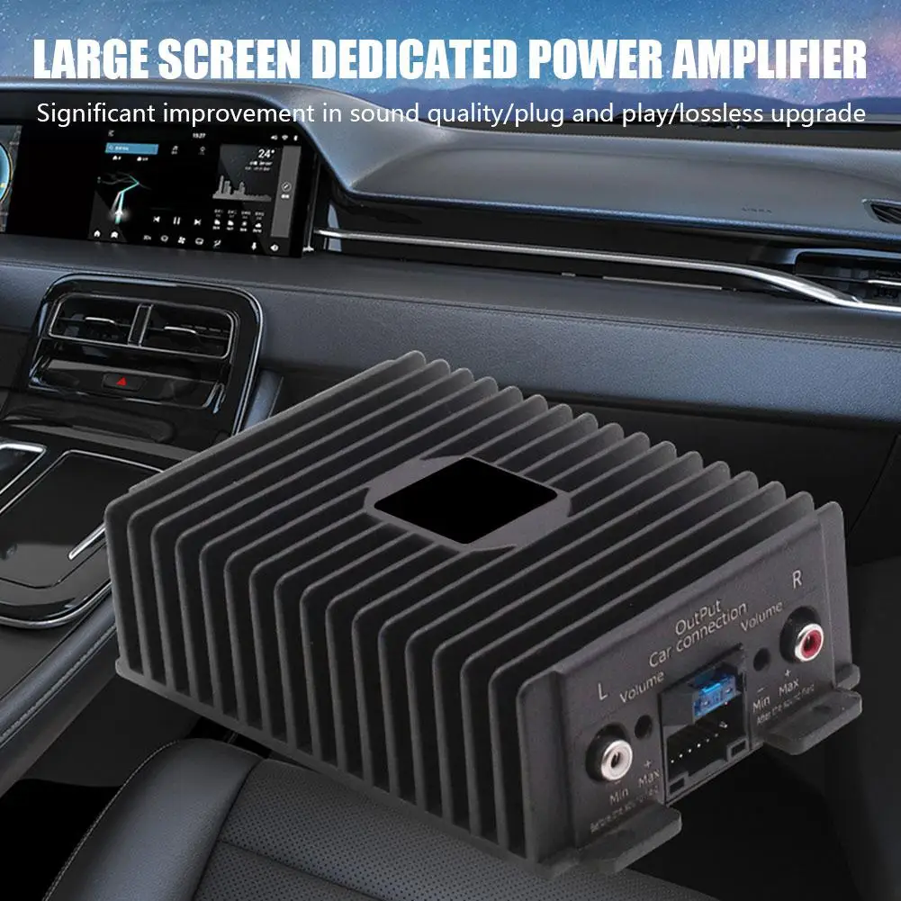 

12V HIFI Professional DSP Amplifier RY-125AB Audio Stereo Car Amplifier Radio Car 4*80W Home System Stereo High Android Pow I9Y0