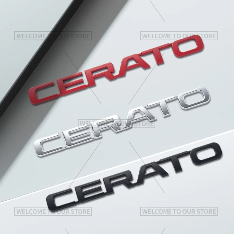 3D Стайлинг автомобиля для Cerato Letter Emblem GT Line K5 K3 K2 Значок Металлические наклейки