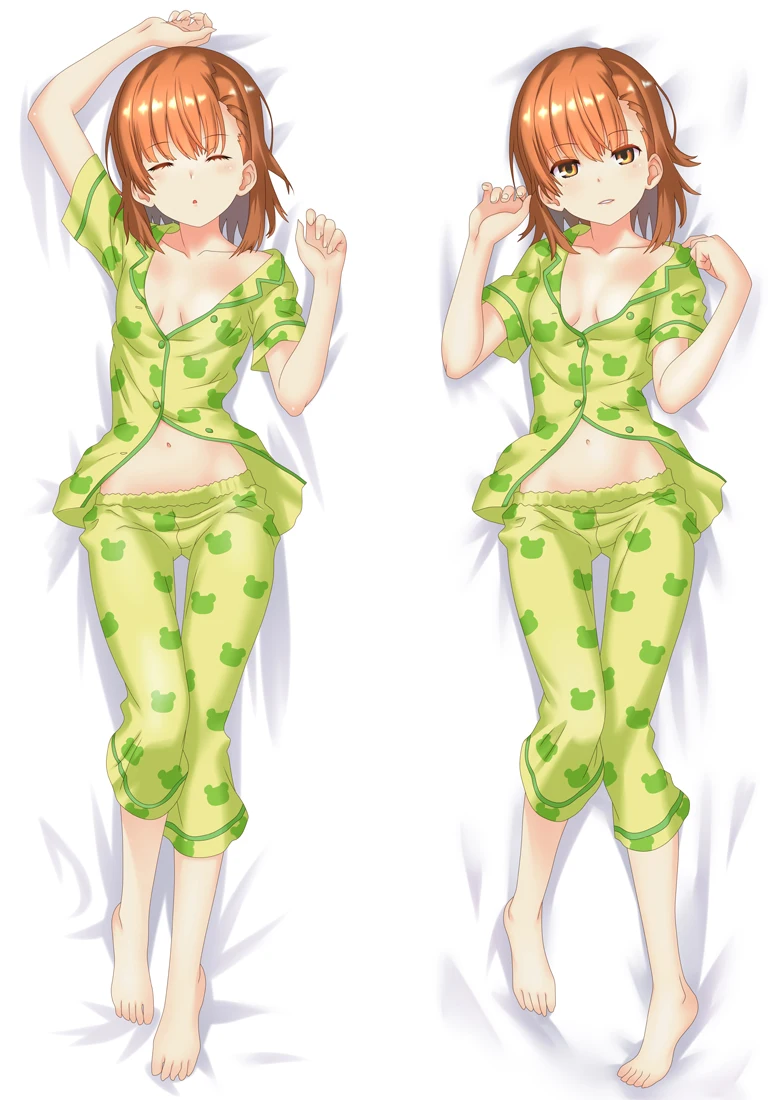 

Anime Dakimakura A Certain Scientific Railgun Mikoto Misaka Double-sided Print Life-size Body Pillow Cover