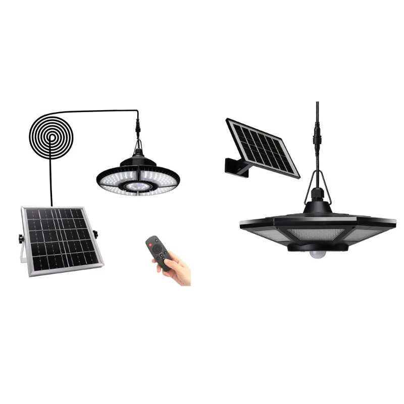 Solar Powered Shed Lights Adjustable Brightness for Home Patio Shed Garage Patio