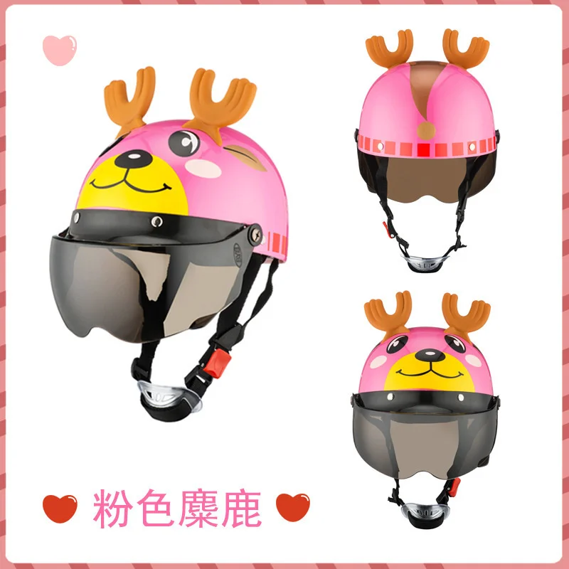 

With ear DOT approved Moto Bike Open Half Face Motorbike Helm Chopper Biker Motorcycle Helmet Children Off-road Helmet Bike