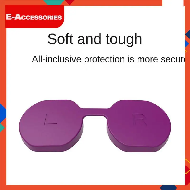 

Light Blue Comfortable Touch Lens Accessories Tight Fit Lens Cap Colorful Choice Feels Great Protection Cap Red White Green Blue