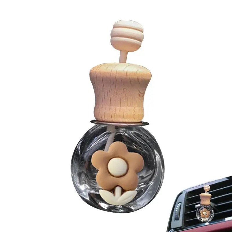 

Air Freshener Car Perfume Clip Fragrance For Essential Oils Diffuser Vent Outlet Empty Glass Bottle Ornament Car-styling