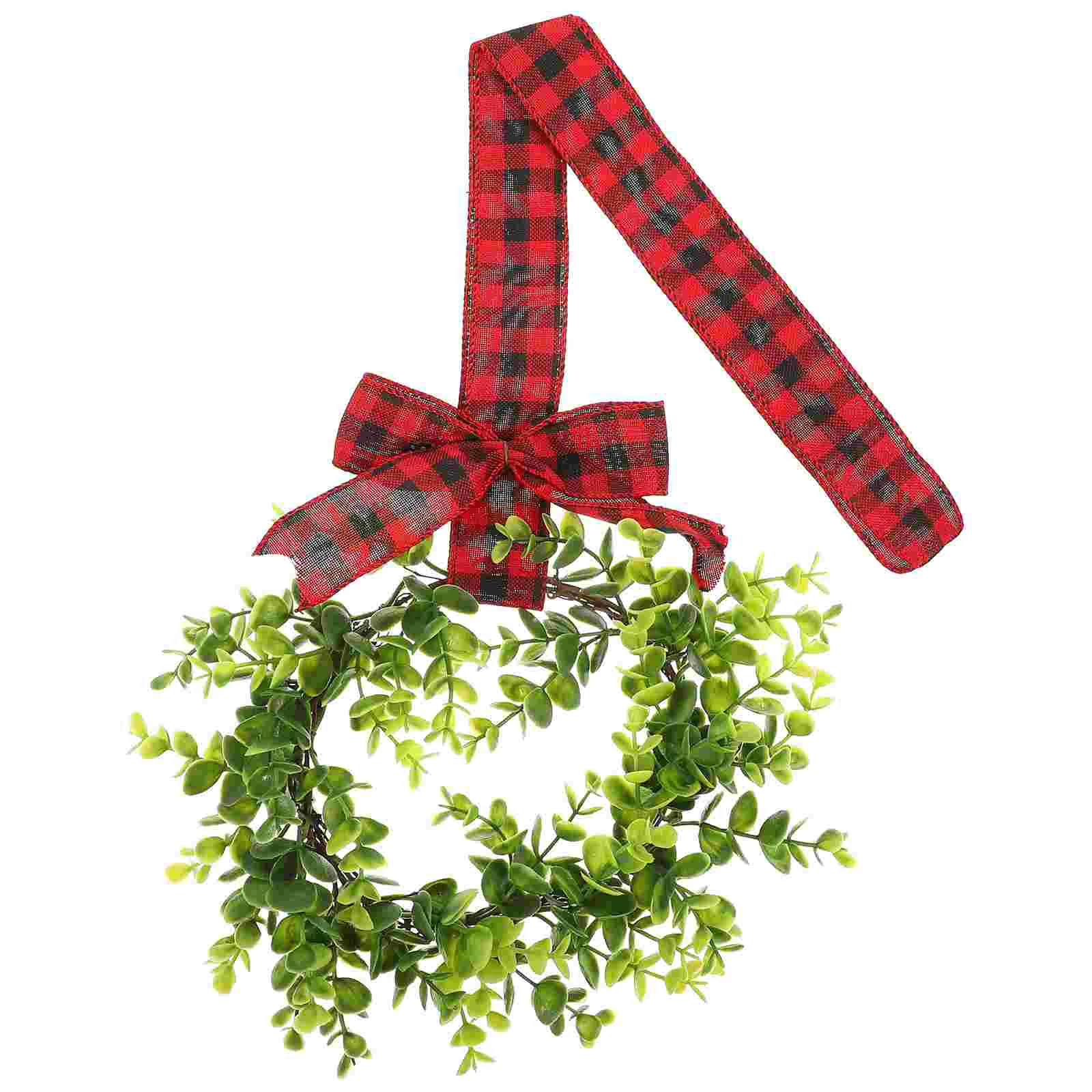 

Wreath Christmas Garland Artificial Doorfront Boxwood Green Leaf Hanginggreenery Decoration Small Ornaments Holiday Faux