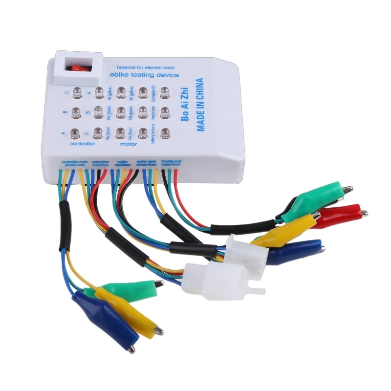 

E-Bike Tester E-bike Scooter Brushless Car Motor Controller Tester Quick Battery Powered Spared Device Controller