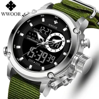 wwoor fashion watches for men luxury business digital wristwatch military sports quartz male watch waterproof clock montre homme