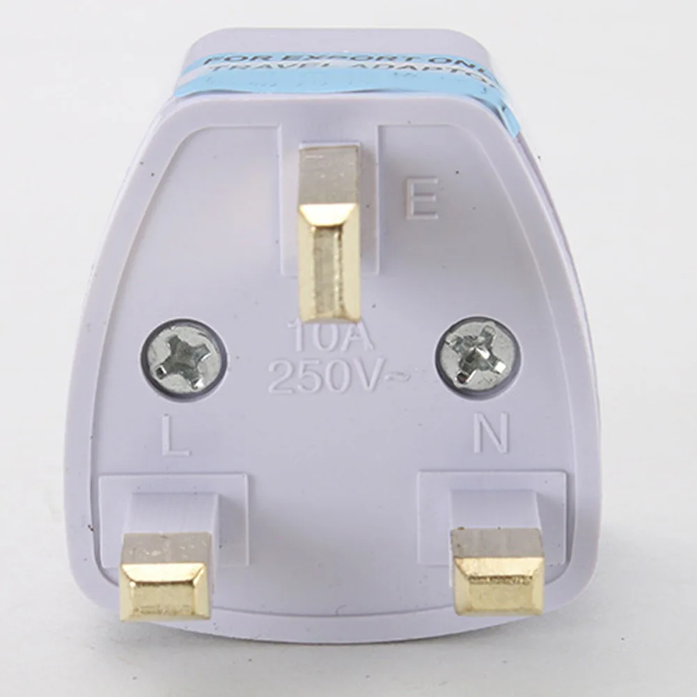 

UK Plug Adapter 3 Pin Plug Safety Portable Standard Sized Power Socket Adapter Power Plug Converter Home Travel Plug
