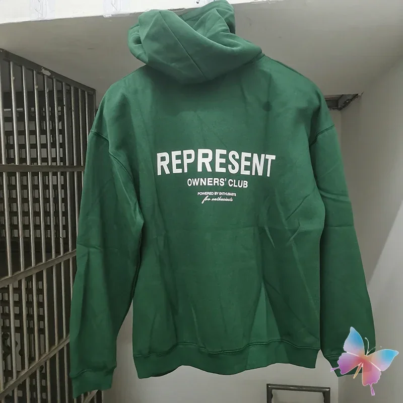 

Real Photos Green REP Hoodies High Quality Cotton Men Women Clothes Couples Casual Streetwear Oversized Hooded Sweatshirts