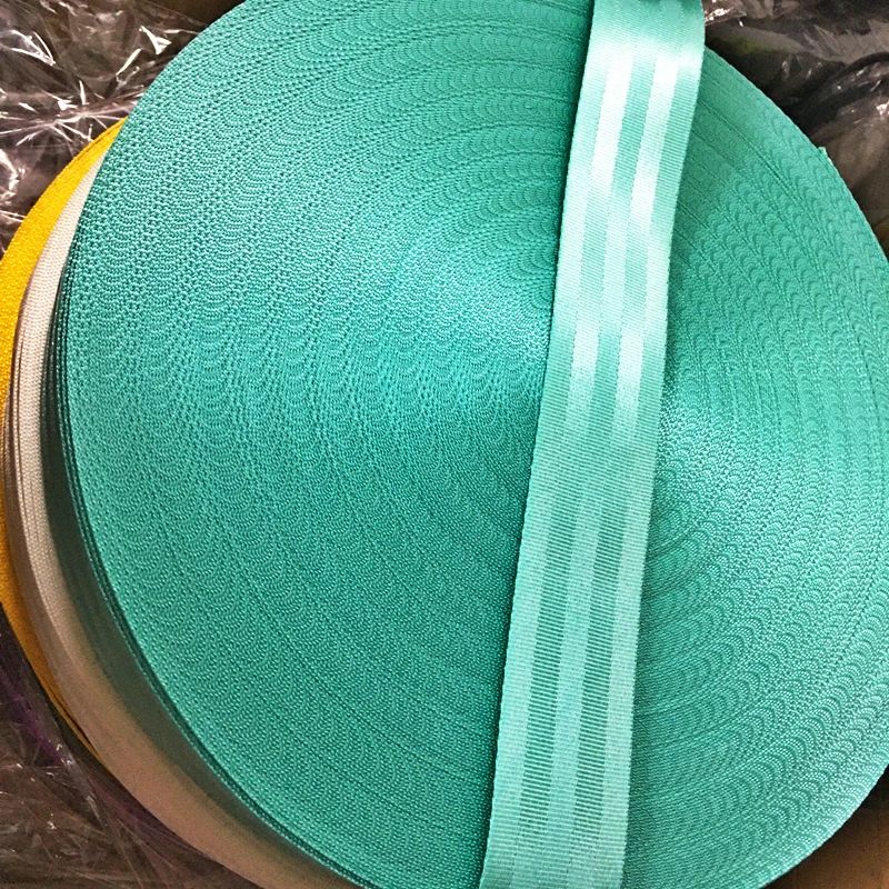 Ремень безопасности Автомобильный тюнинг из полиэстера сине-зеленый передний и