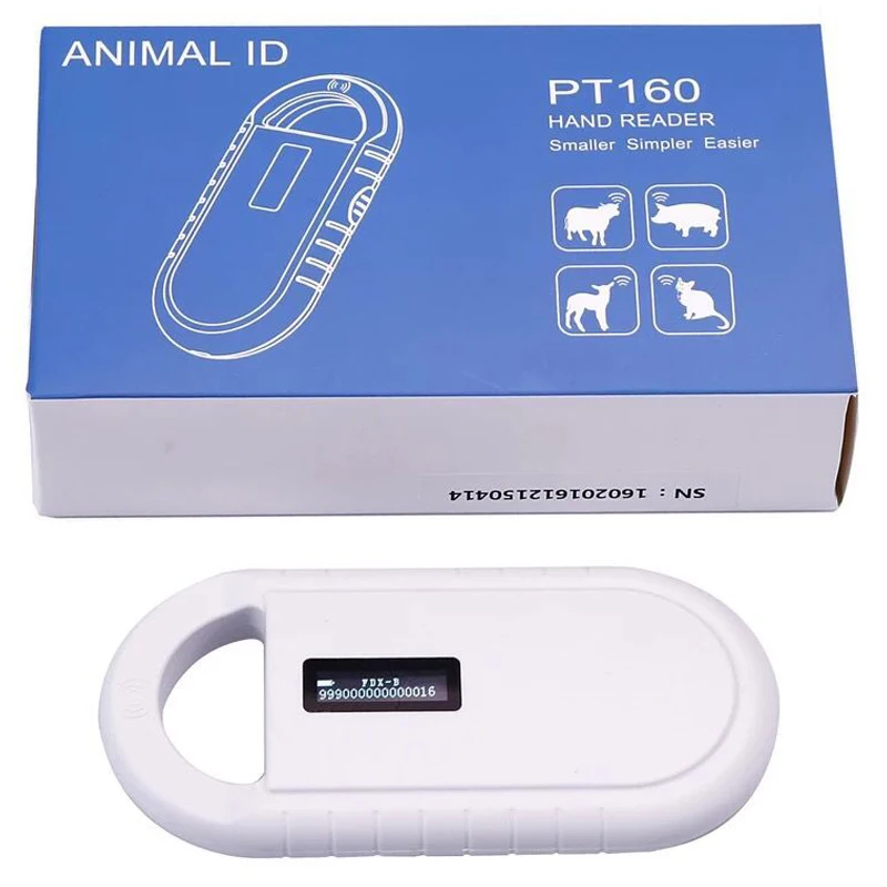Сканер микрочипа для домашних животных Pumelo считыватель радиочастотной