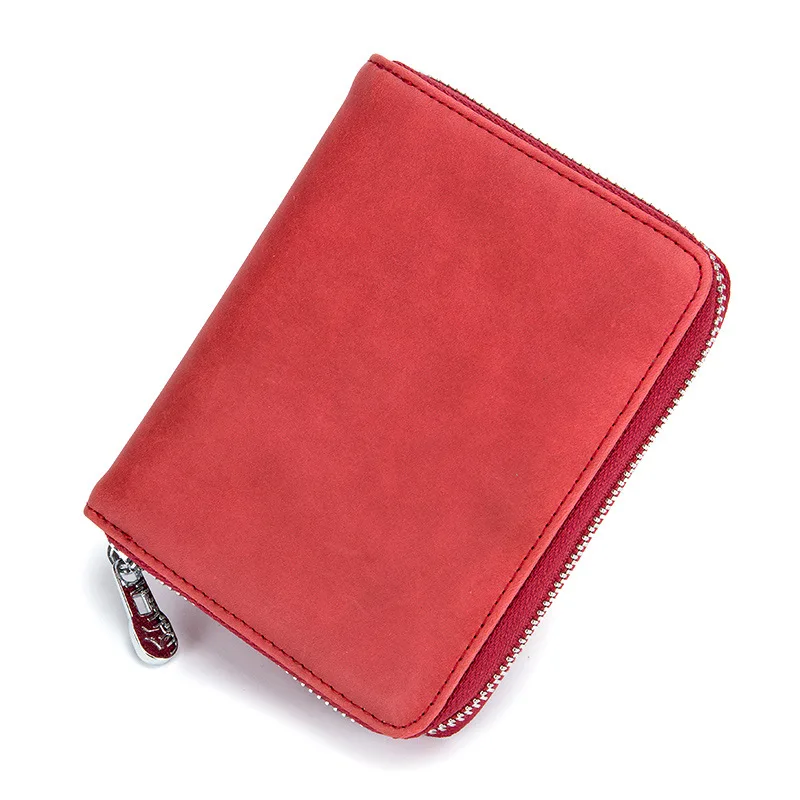 Men and women leather organ card holder Leisure anti-theft rfid passport cover bag Trendy multi-card soft wallet men | Багаж и сумки
